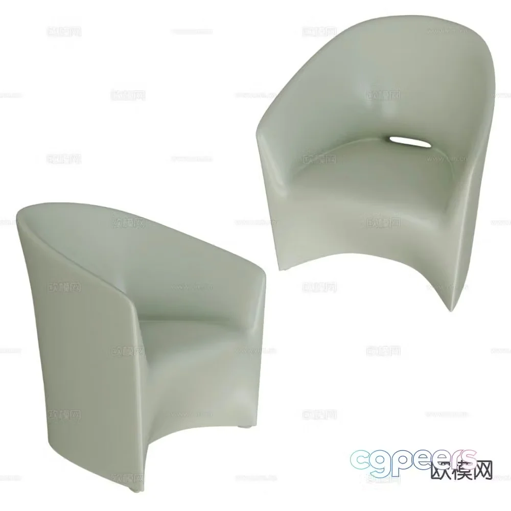 Serralunga modern lounge chair 3d model
