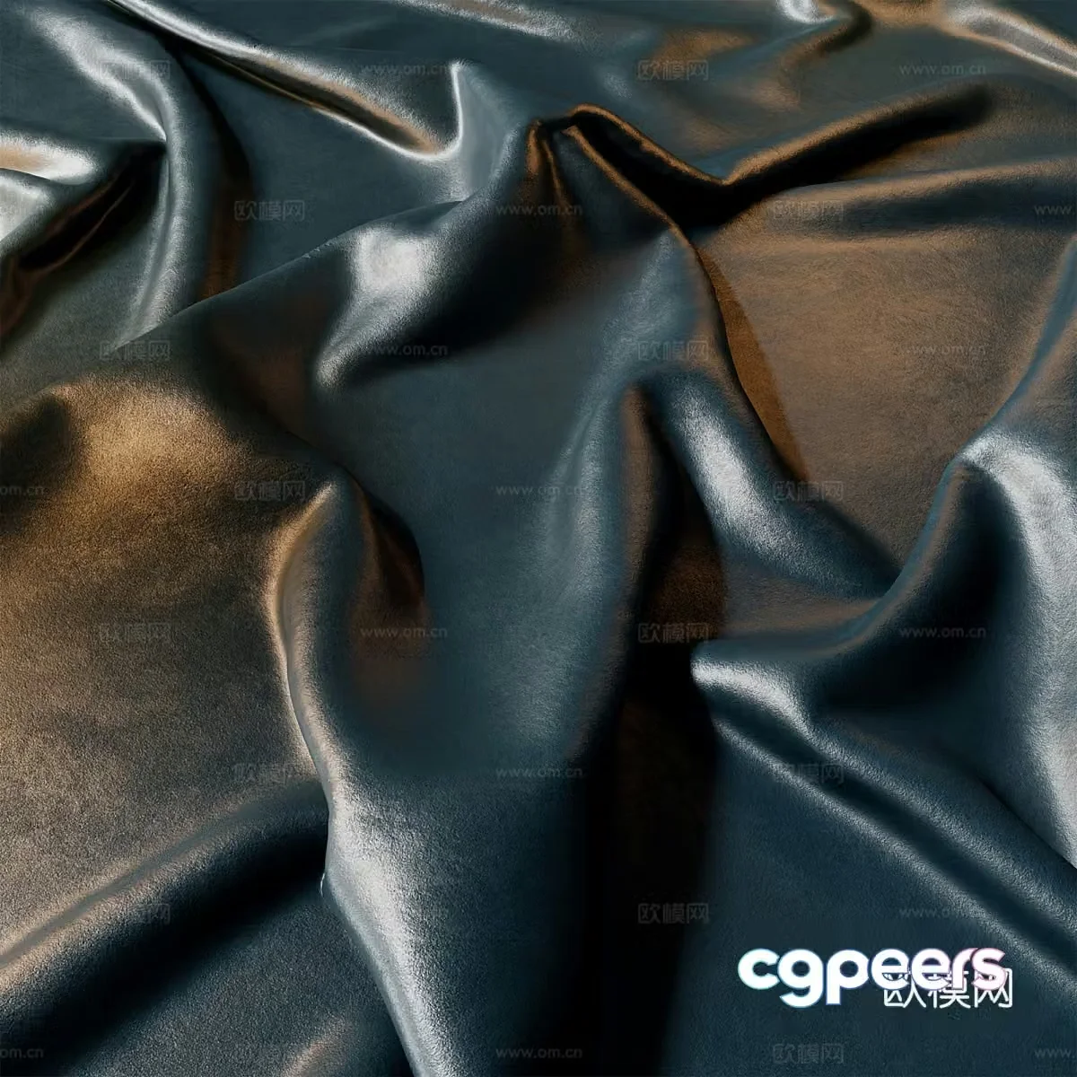 Modern Italian light luxury leather material 3D model