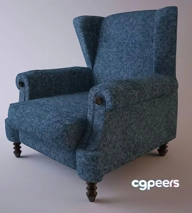 3ds Max Free – Armchair_Tona