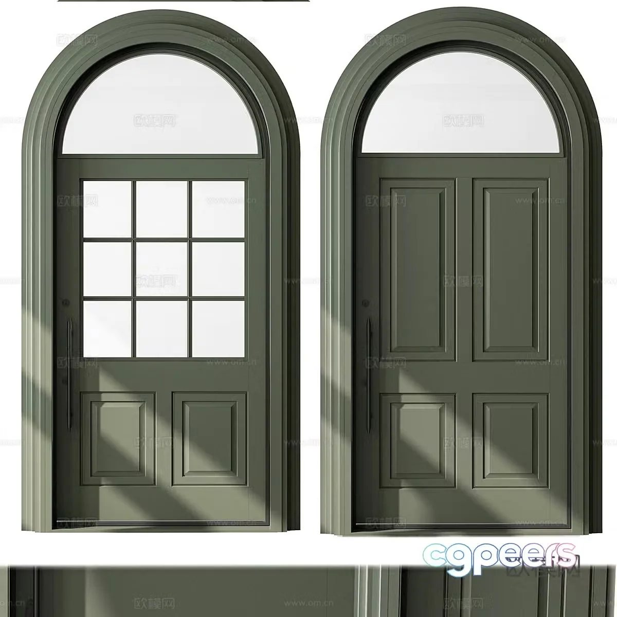 Arched Door – Door Model 743d Model