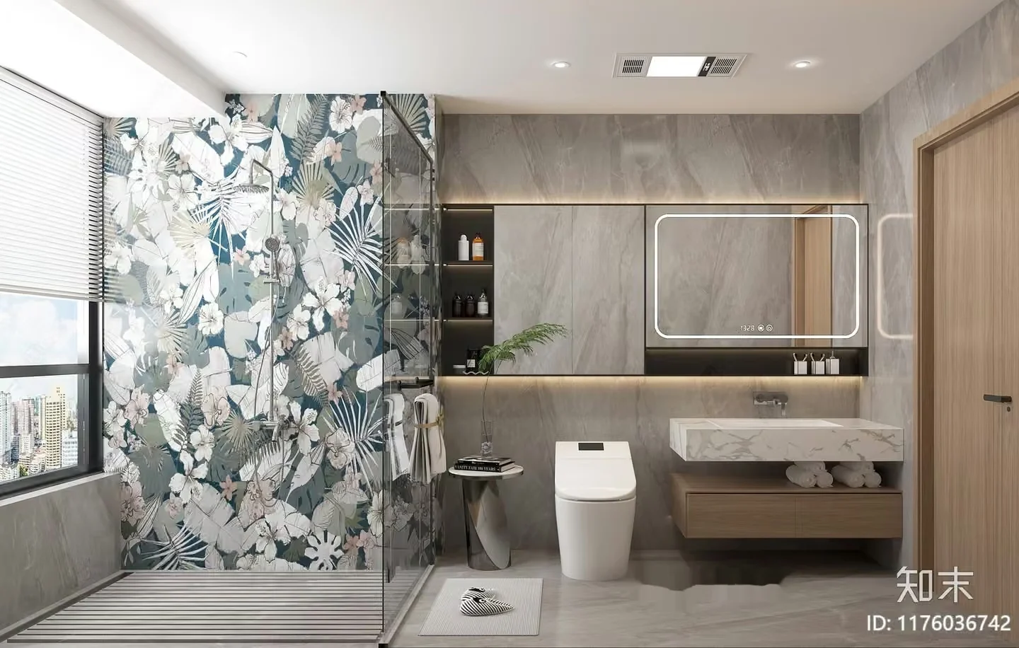 Modern Bathroom 3D Model – 12939 – VRAY Render