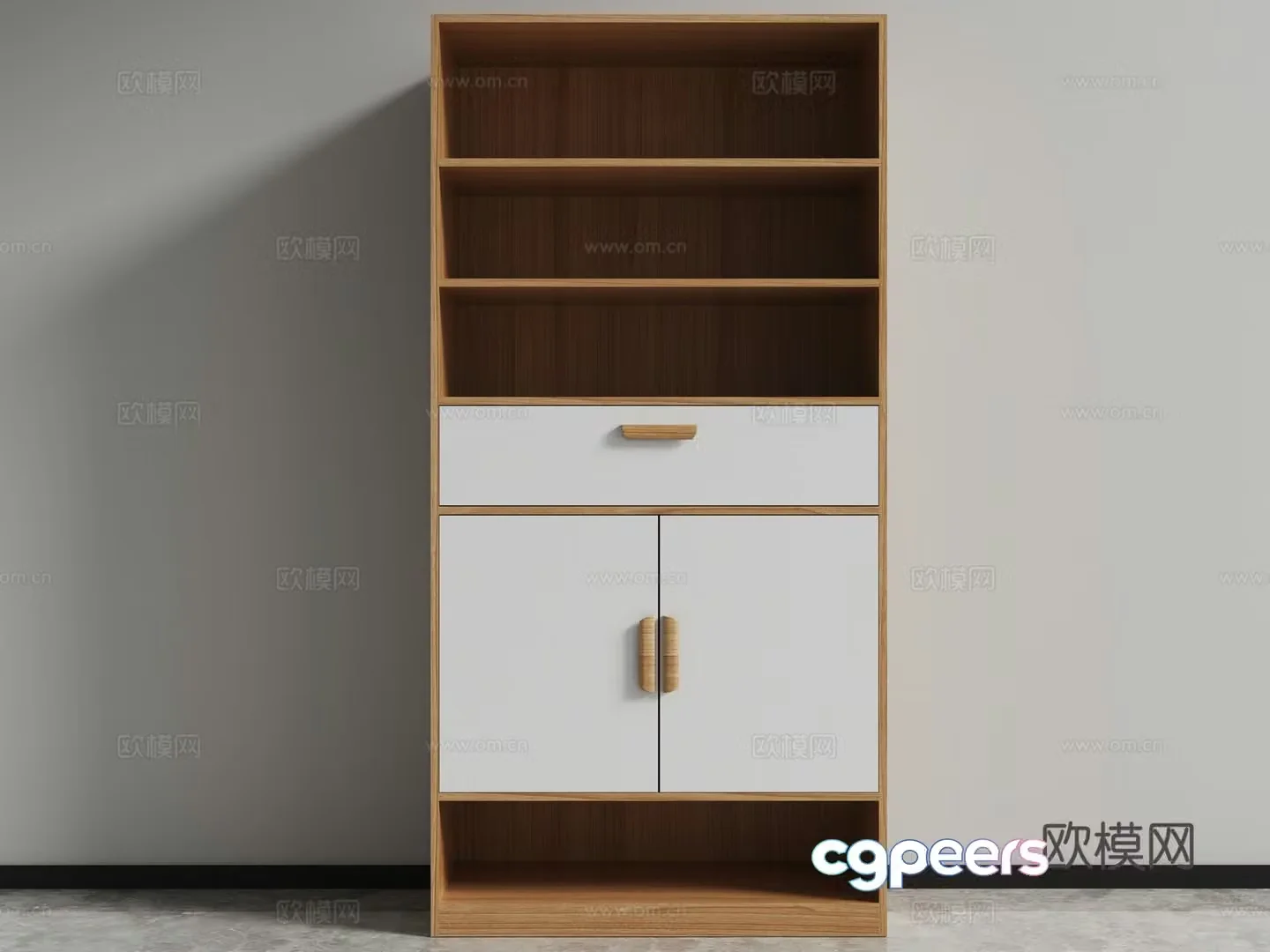 File cabinet locker 3d model