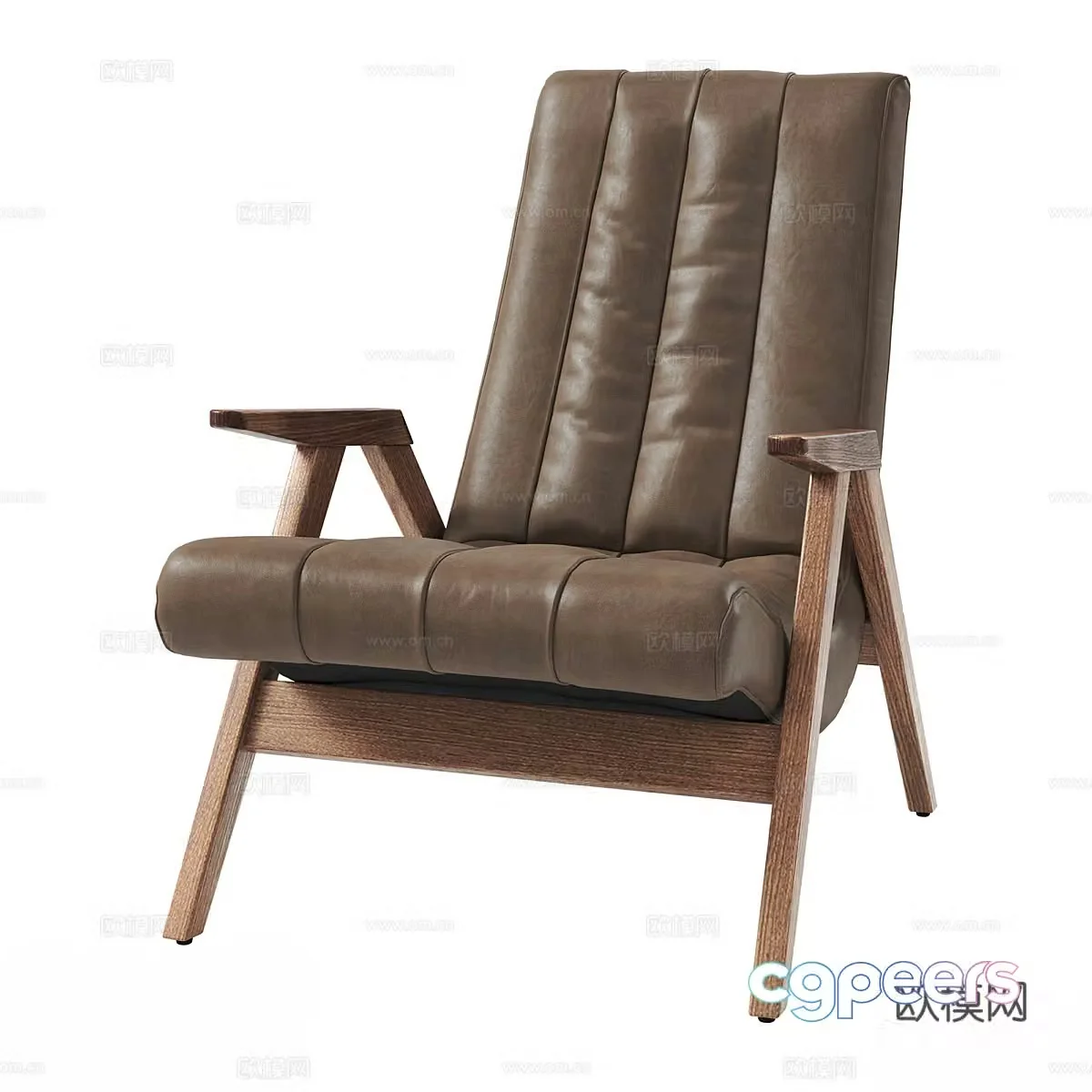 New Chinese style leisure chair 3d model