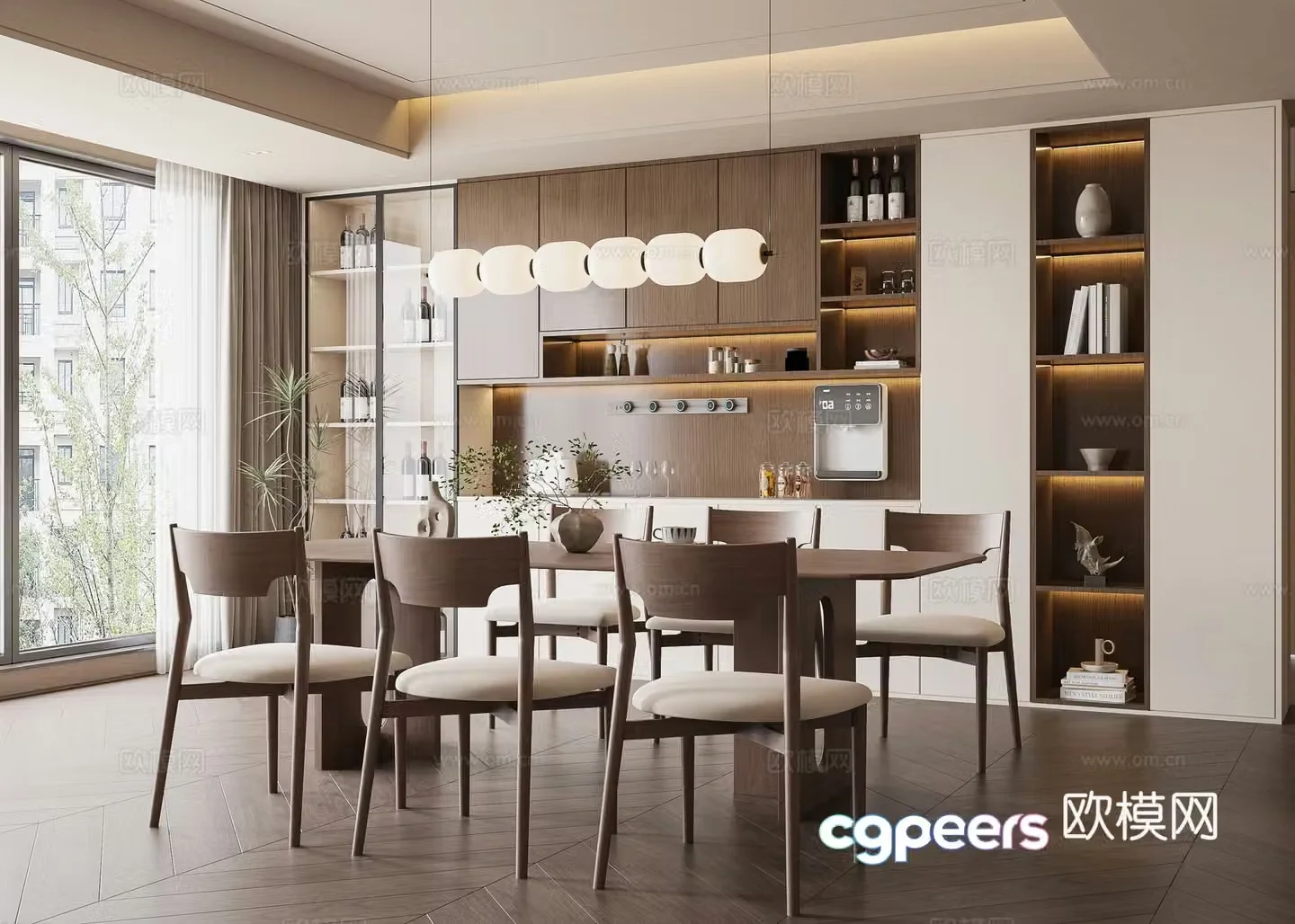 New Chinese restaurant 3D model