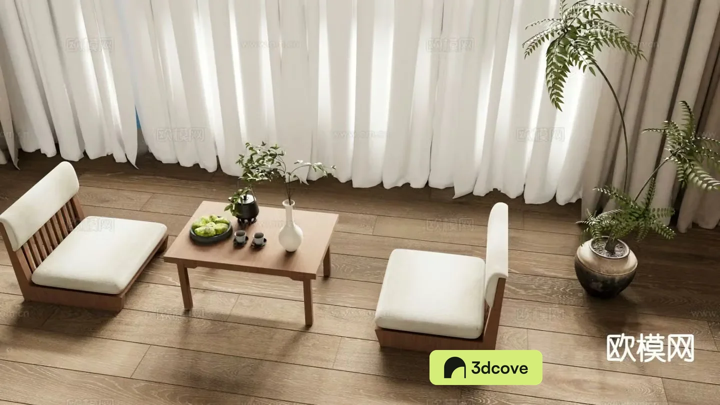 New Chinese style tea table tatami tea table
