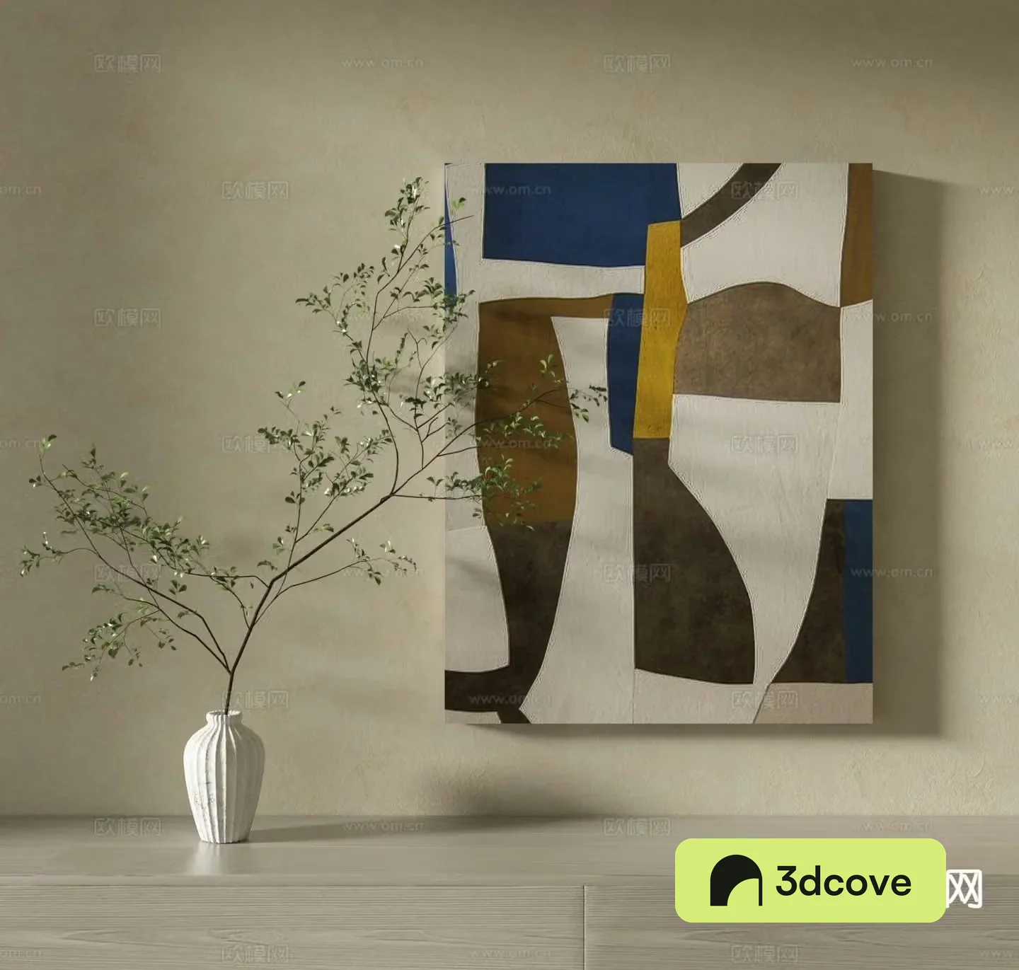 Wabi-sabi art painting texture painting decorative painting