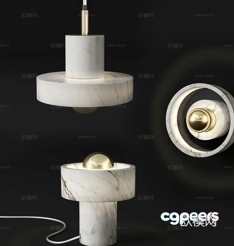 Wall lamp table lamp small chandelier 3d model