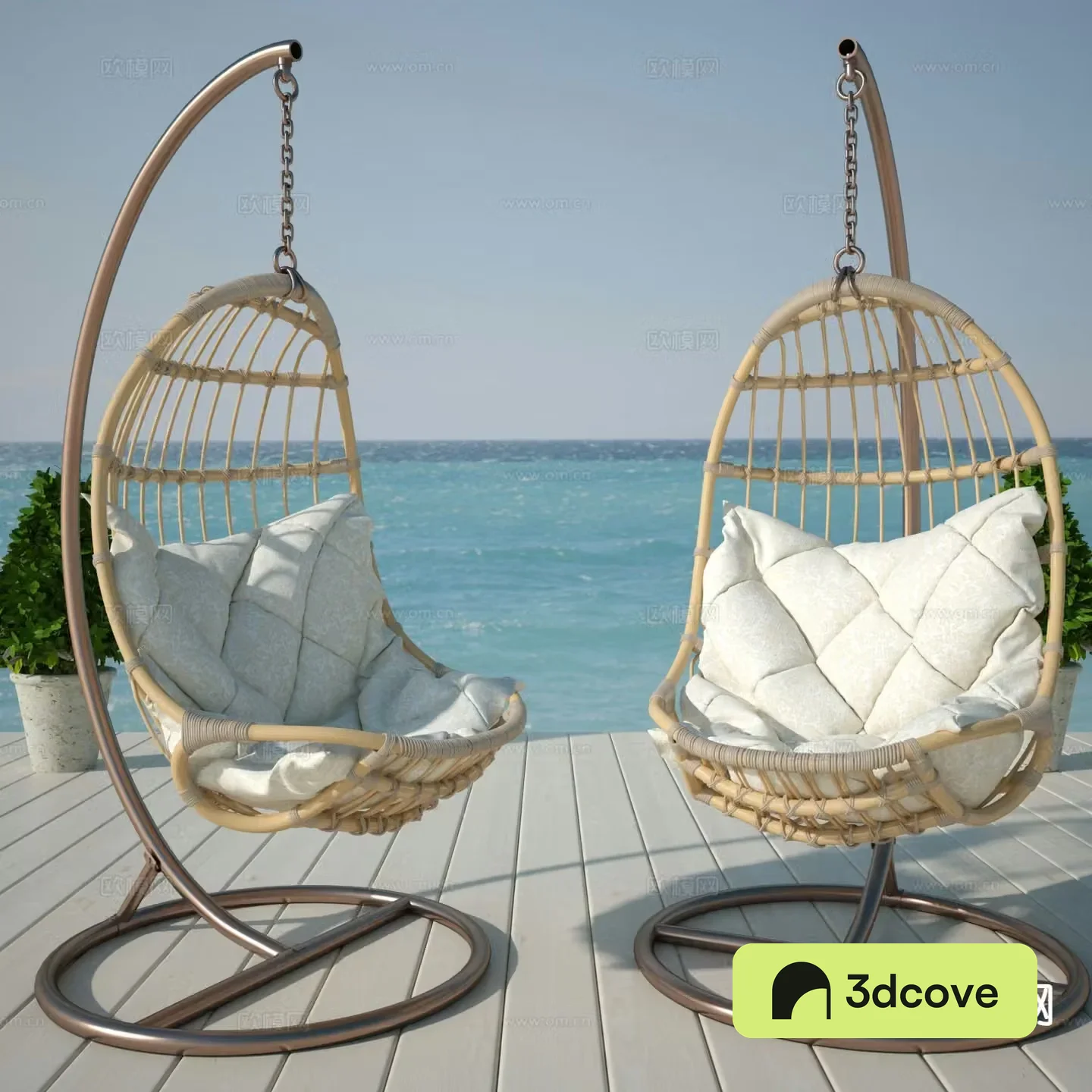 Rattan hanging chair swing chair egg chair