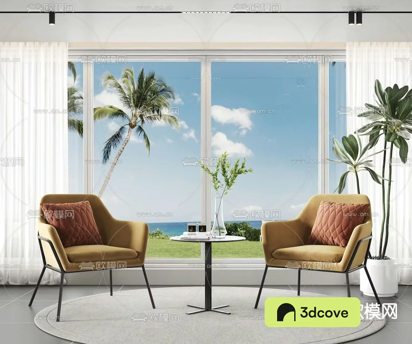 Modern lounge chair