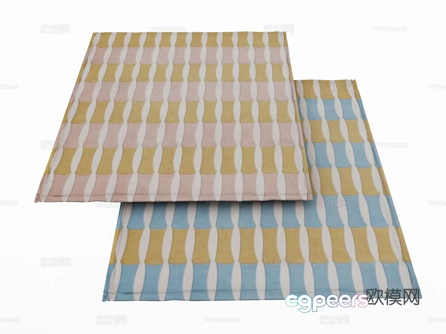 Modern carpet 3d model