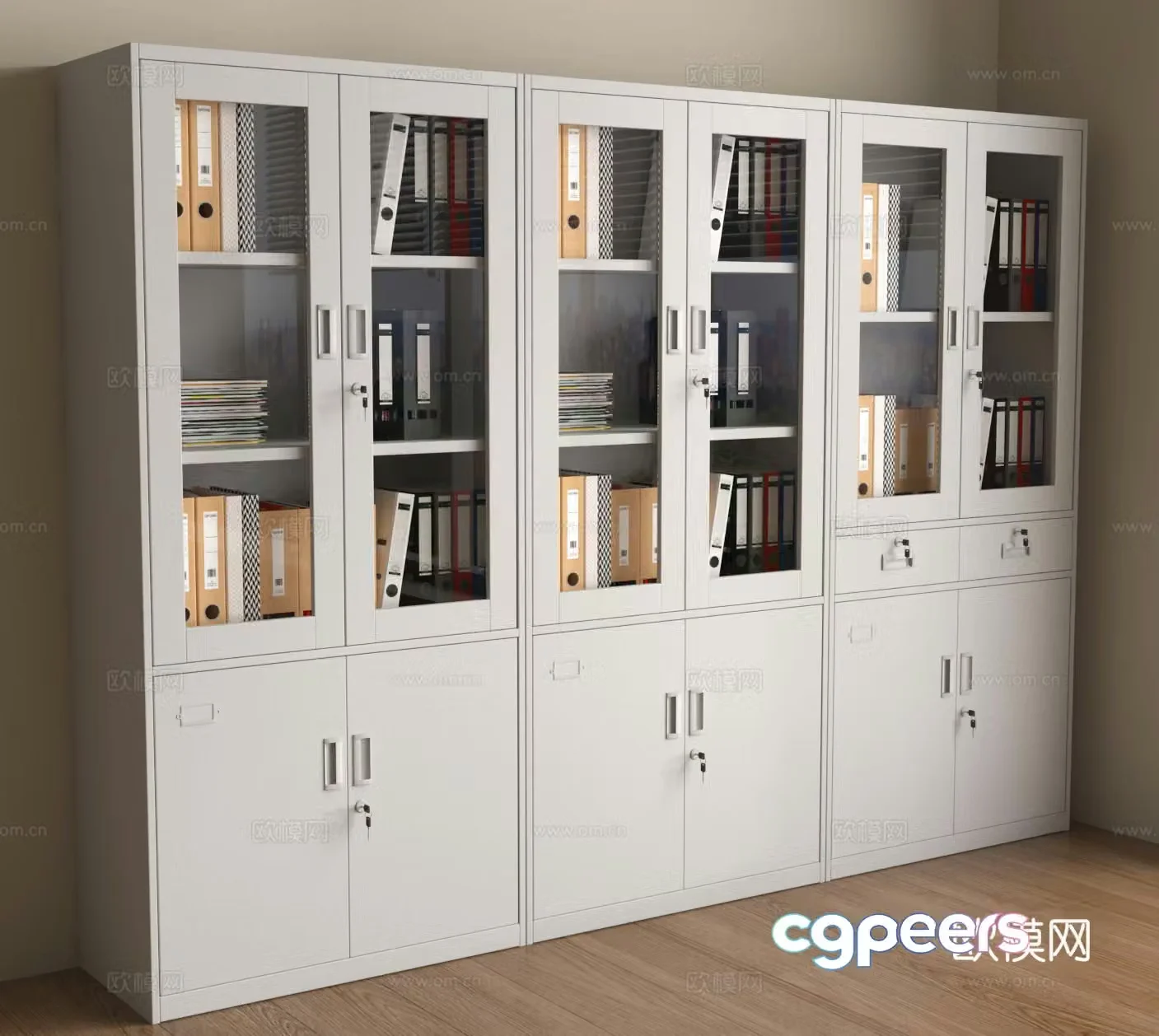 Office cabinet Iron cabinet Information cabinet File cabinet File cabinet 3D model
