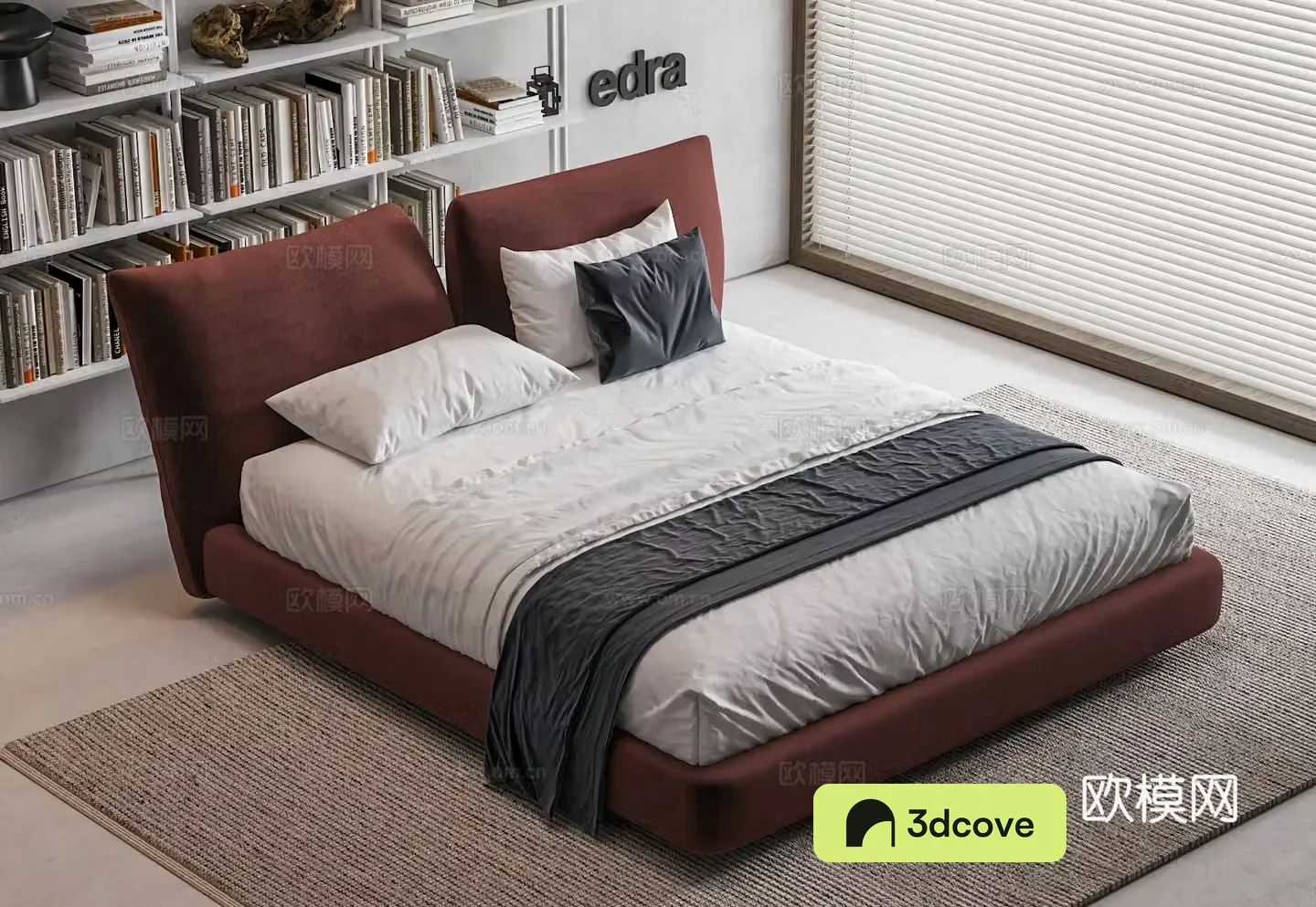 Edra stand by me double bed