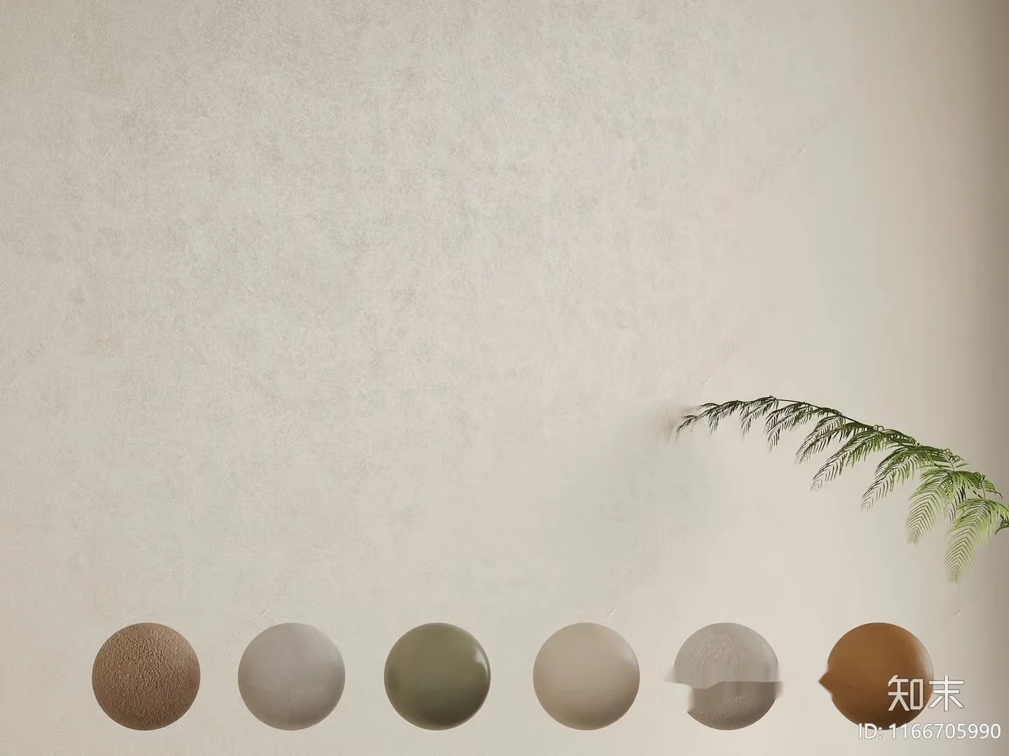 Minimalist Color Palette 3D Model – 7503 – VRAY Render