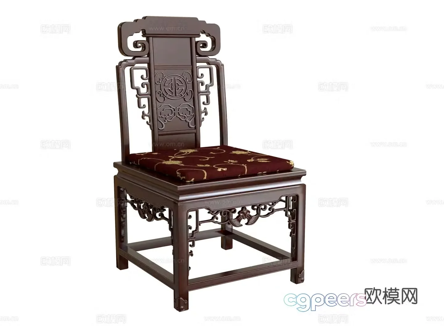 Dining chair Book chair 3d model