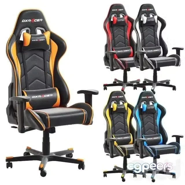 3ds Max Free – Gaming chair DXRacer Formula series, Model FE08