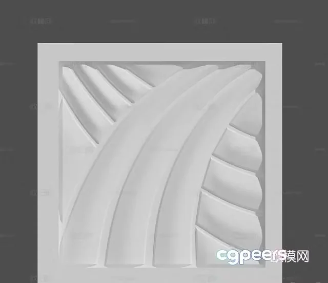 3D model of wall decoration hanging painting
