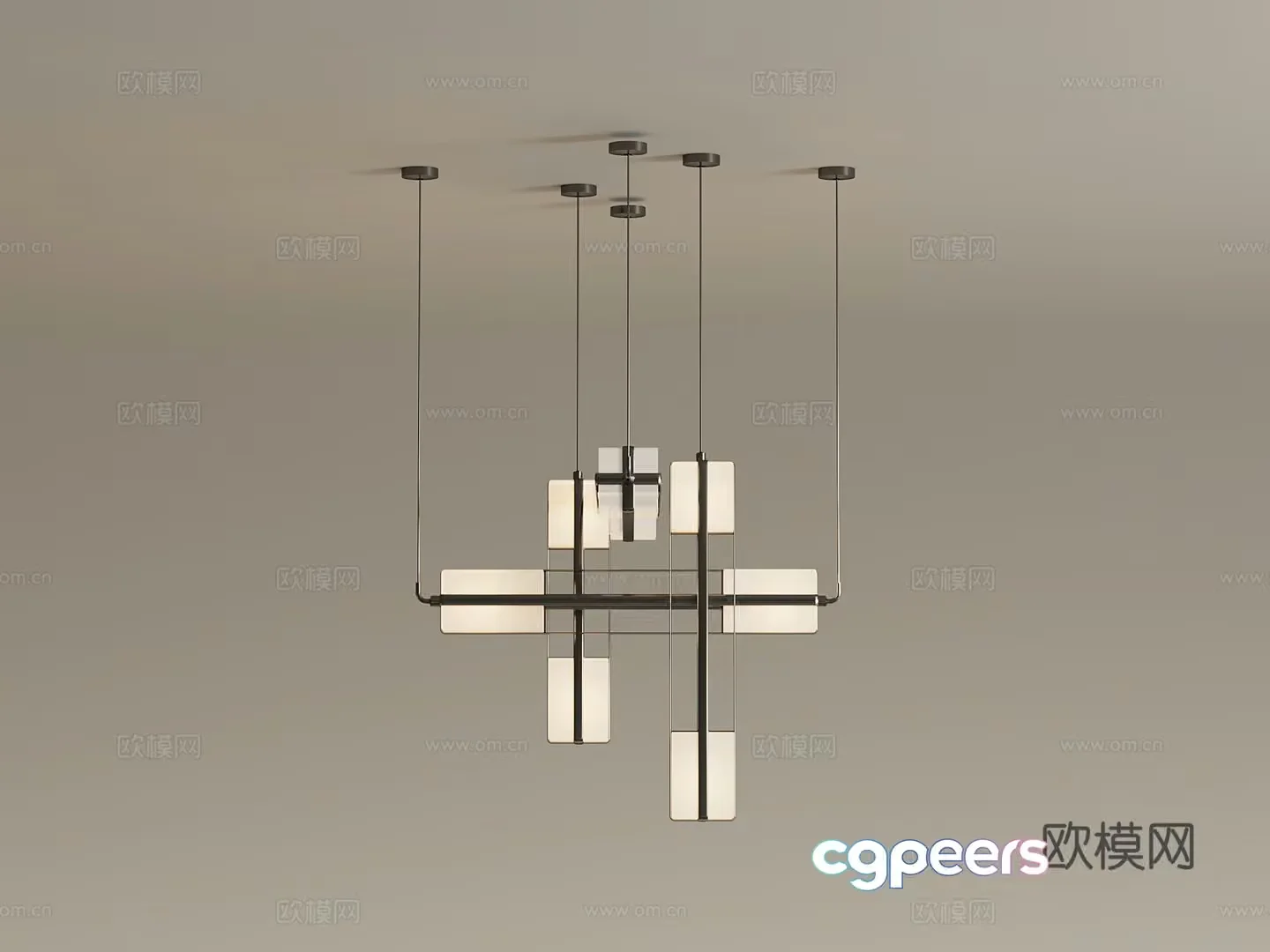 Modern Light Fixture 3D Model – 19107 – VRAY Render