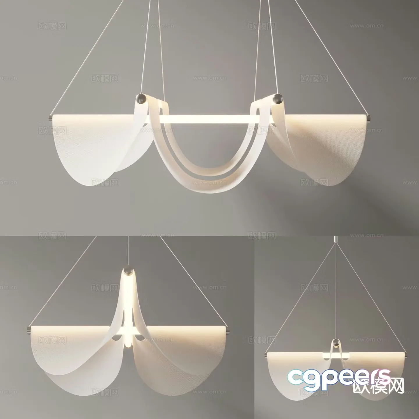 moooi Italian chandelier 3d model