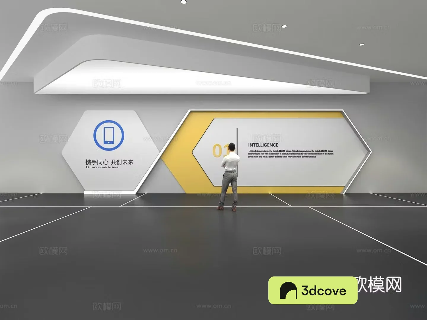 Cultural wall Corporate culture wall Display wall Education Exhibition hall Campus culture Corridor