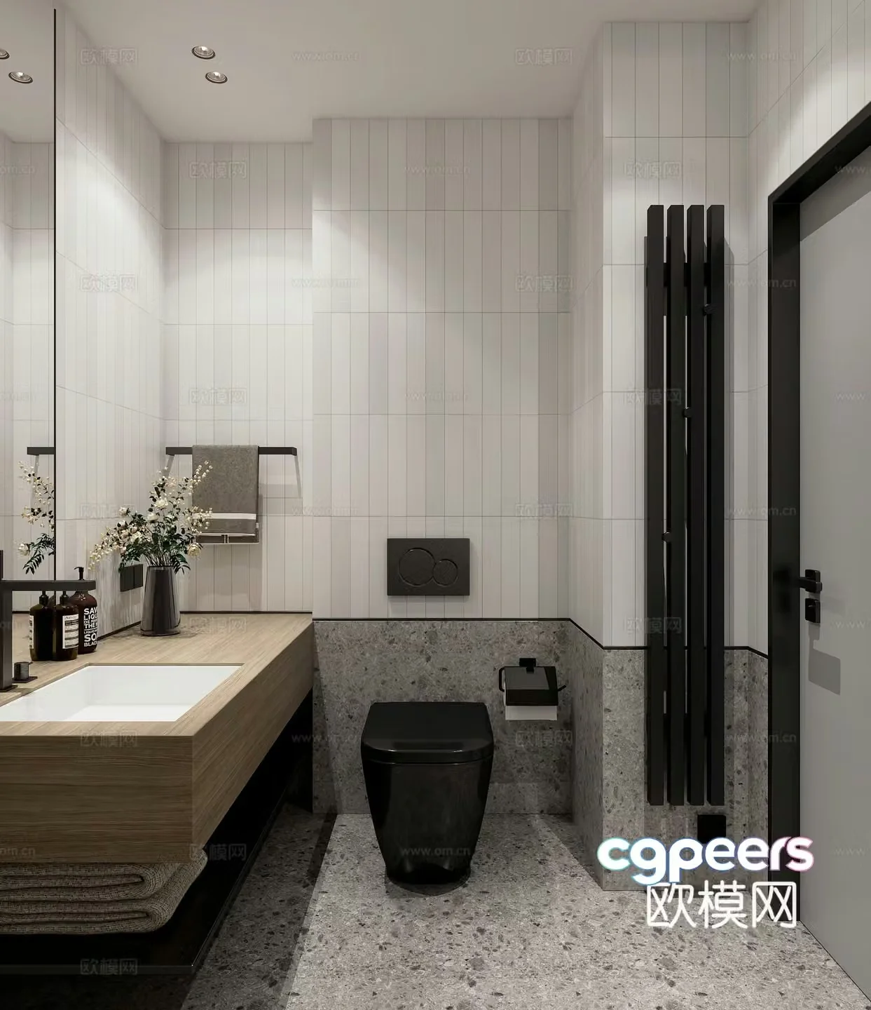 Modern bathroom 3d model