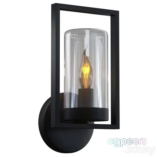 3ds Max Free – NISPEN – Wall light Outdoor