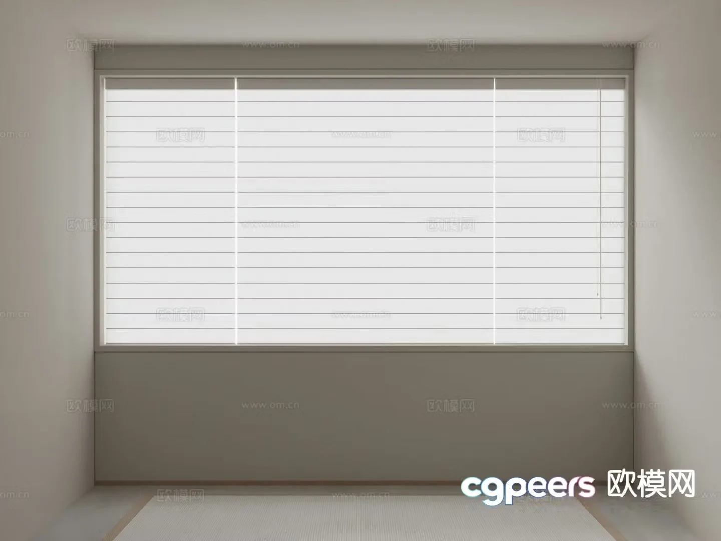Oluce curtains venetian blinds 3d model