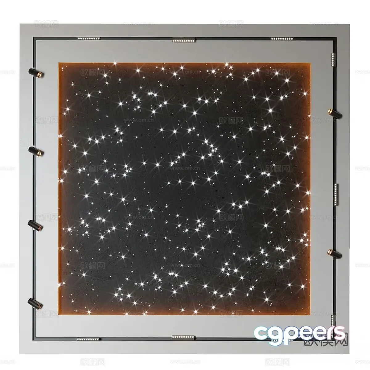 Starry Sky Ceiling Decorative Ceiling 3D Model