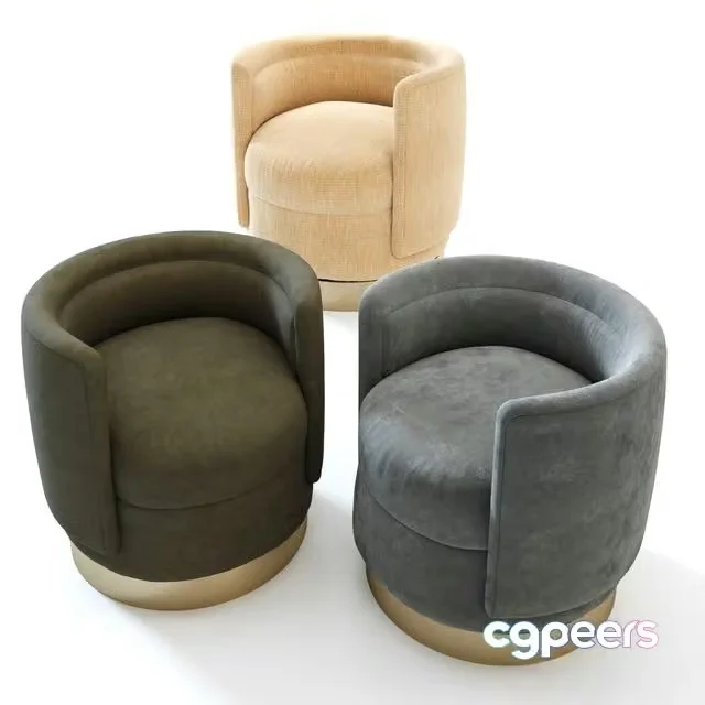 3ds Max Free – Chubby 2 Occasional Chair