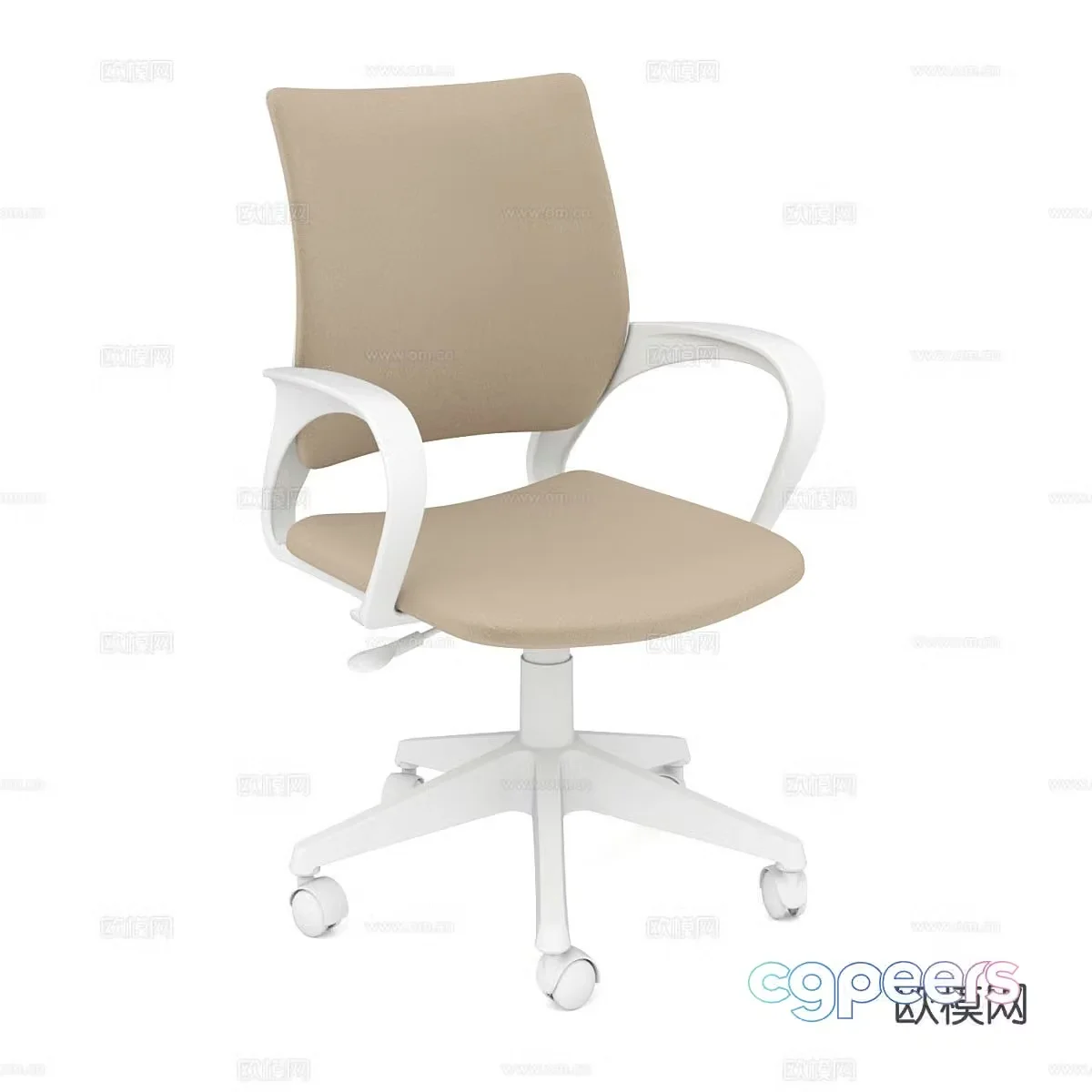 Office chair shift chair staff chair 3d model