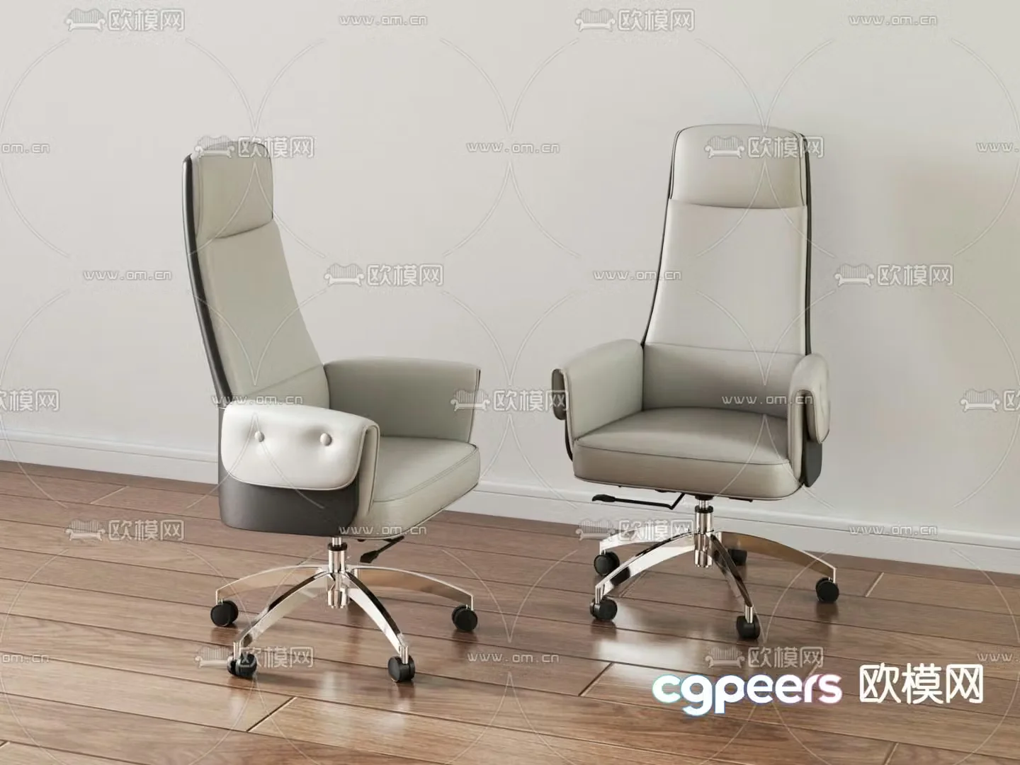 Office chair executive chair old office chair 3d model