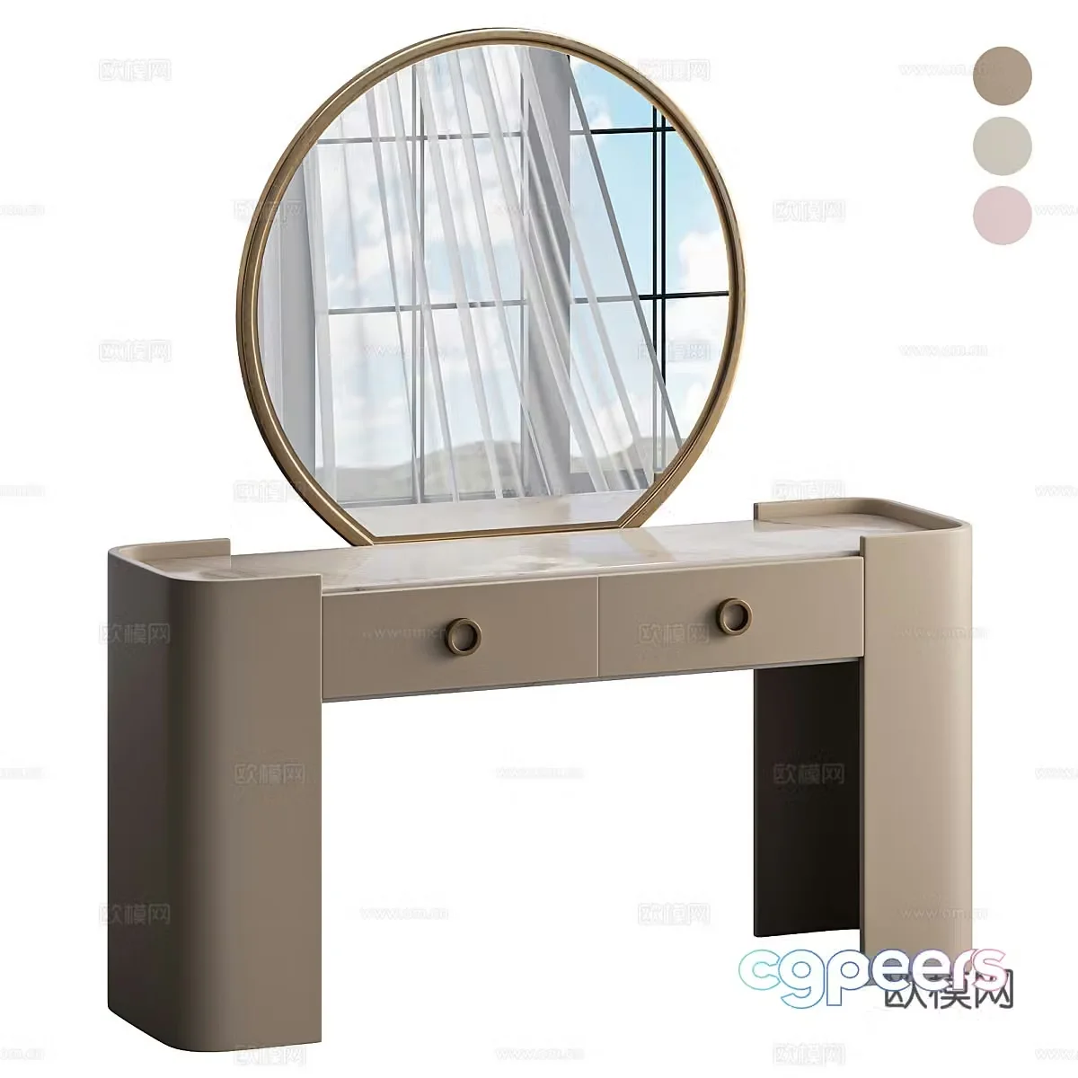 Dressing table 3d model