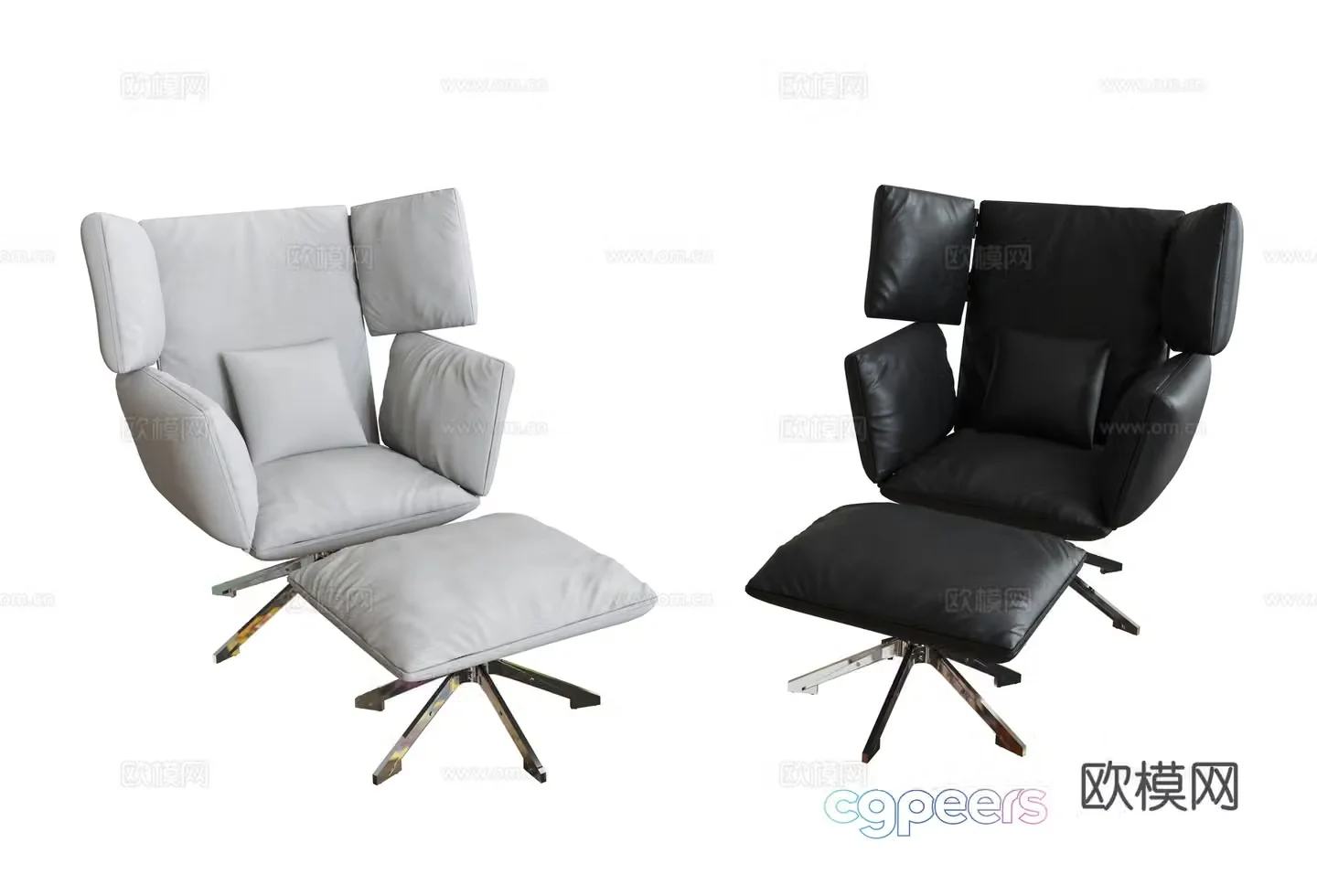 Modern leisure chair 3d model