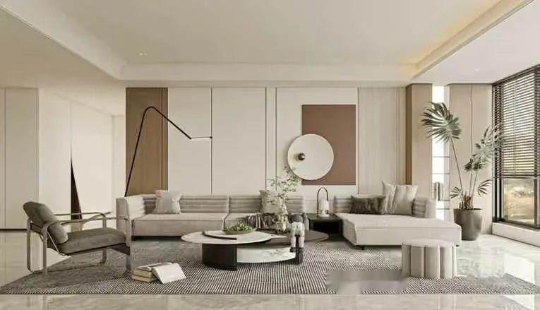 Modern Living Room 3D Model – 5684 – VRAY Render