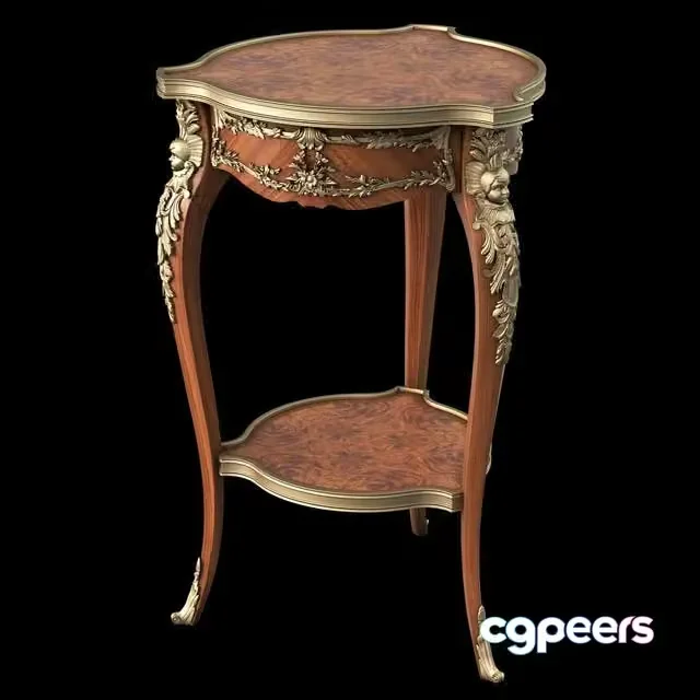 3ds Max Free – Caryatids table
