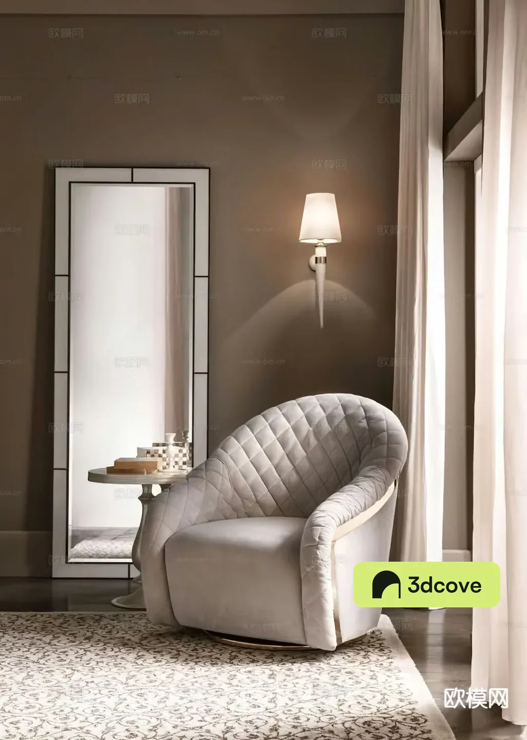 Cantori simple European single sofa