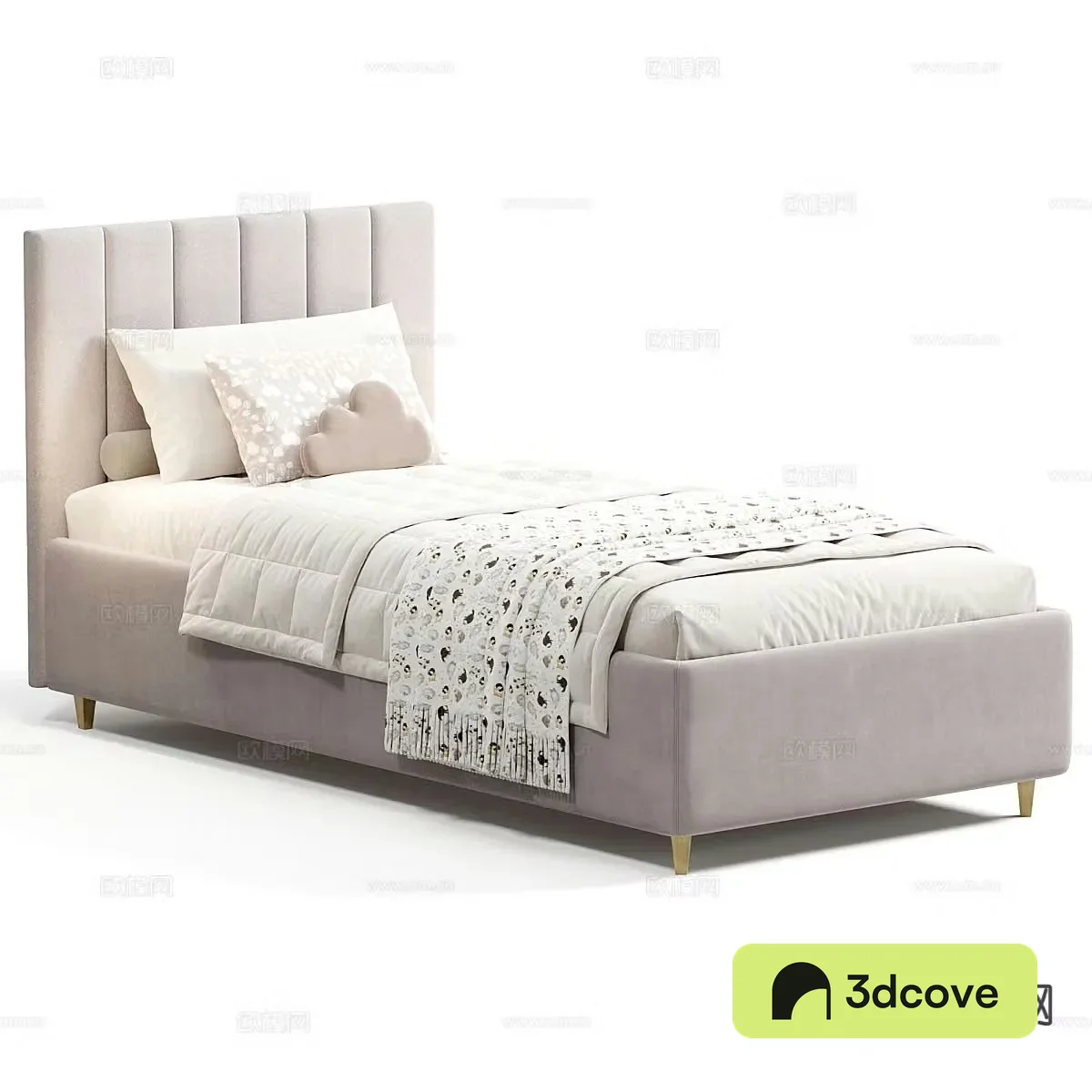Modern single bed