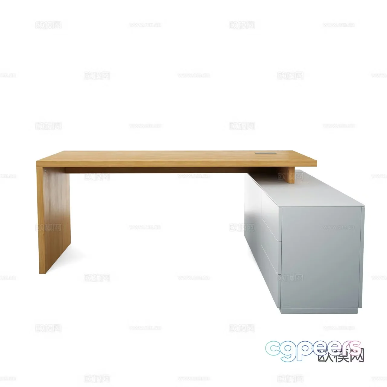 sudbrock modern office desk office desk minimalist office desk filing cabinet 3d model