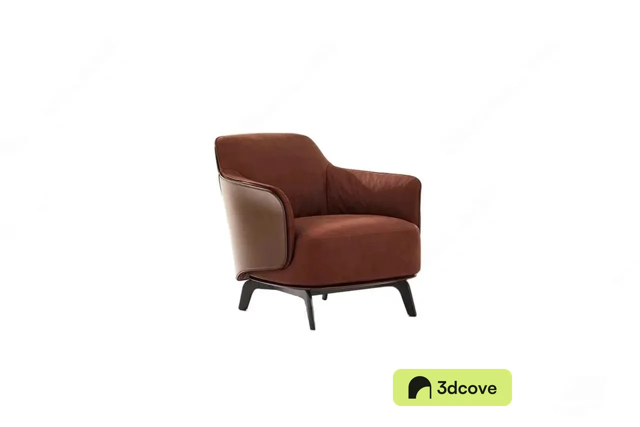 Modern Leather Armchair