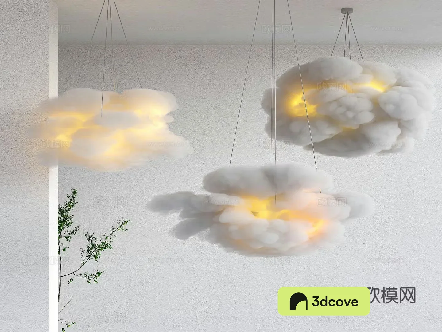 Modern cloud chandeliers hall chandeliers commercial chandeliers art chandeliers cotton chandeliers children chandeliers
