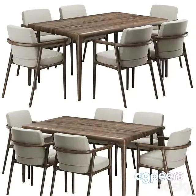 3ds Max Free – Dining chair and table191