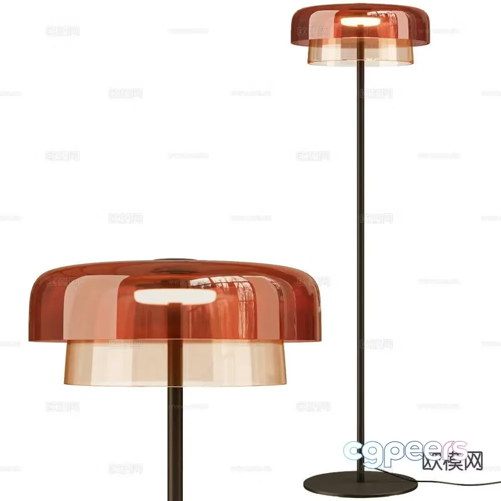 LedsC4 modern floor lamp 3d model