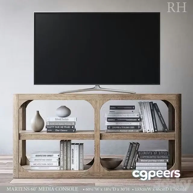 3ds Max Free – MARTENS 60in media console