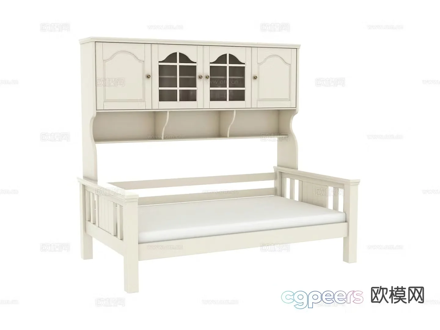 French style children’s bed child’s bed 3d model