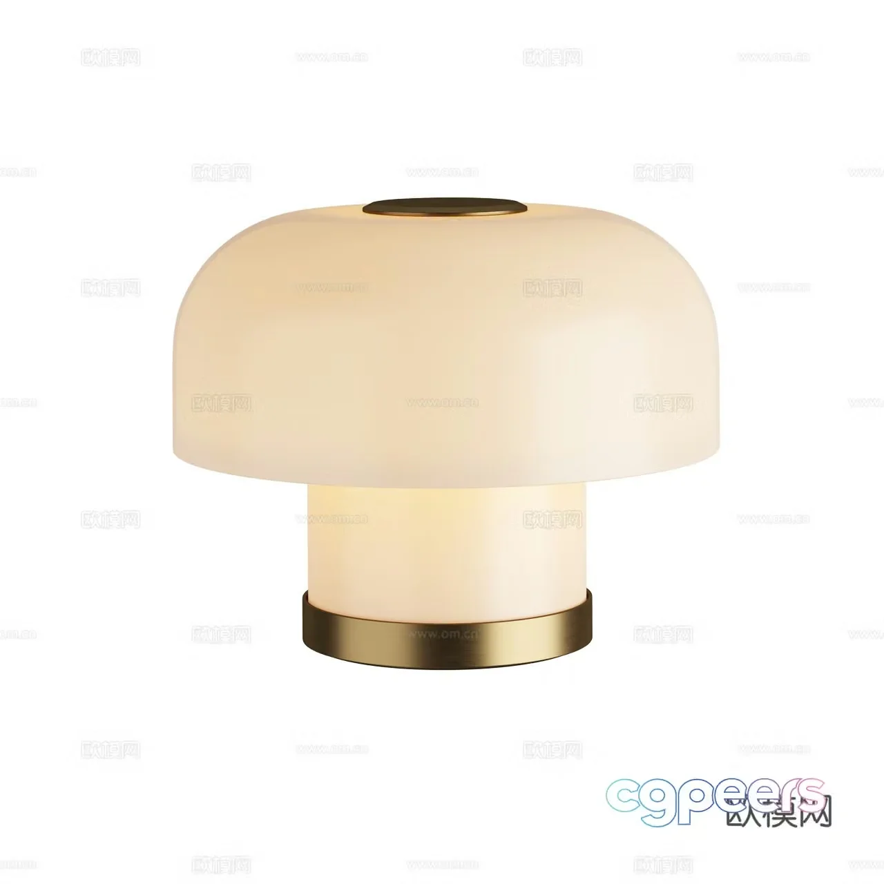 Articolo modern desk lamp glass desk lamp Italian desk lamp cream wind table lamp 3d model