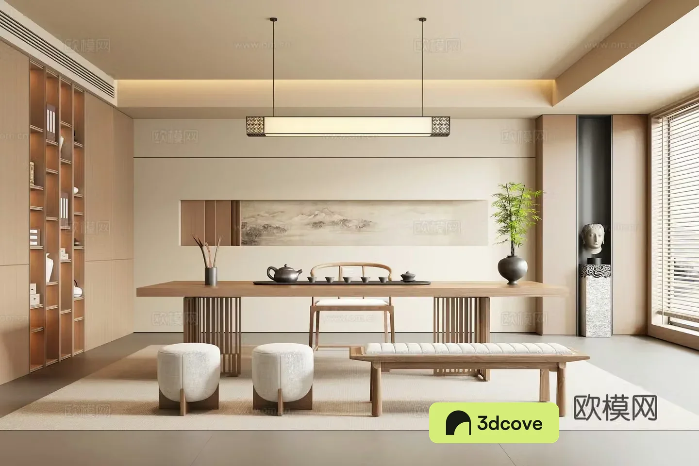 New Chinese style Chinese tea room