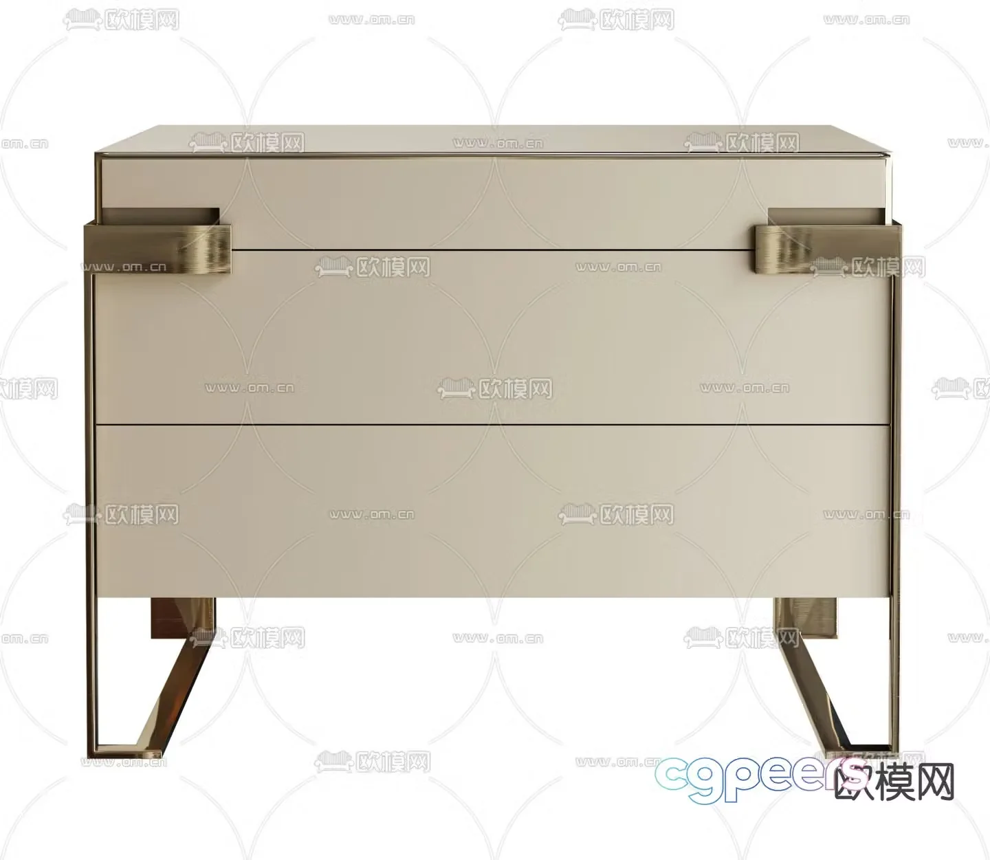 bedside table 3d model