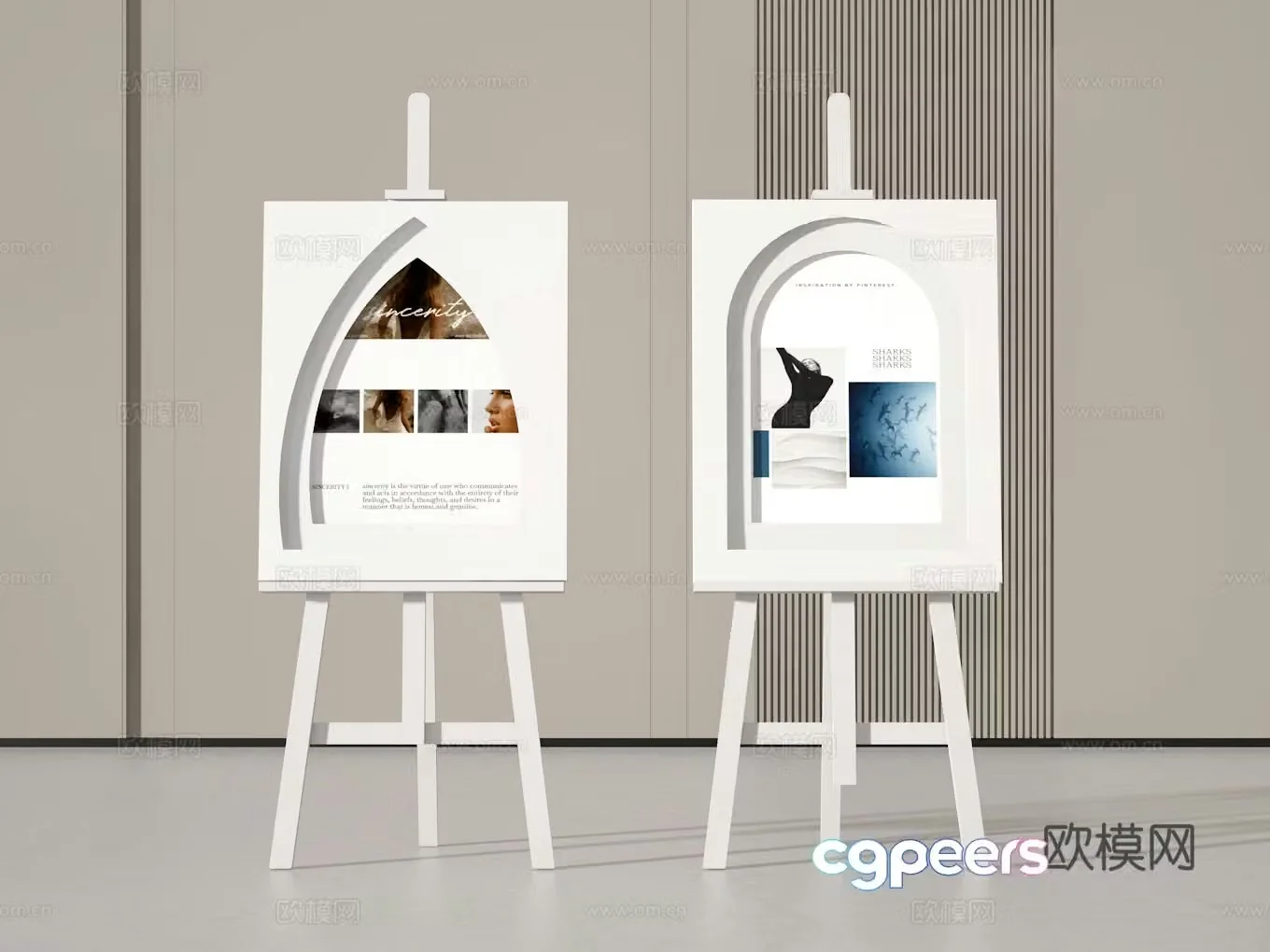 Billboard 3d model