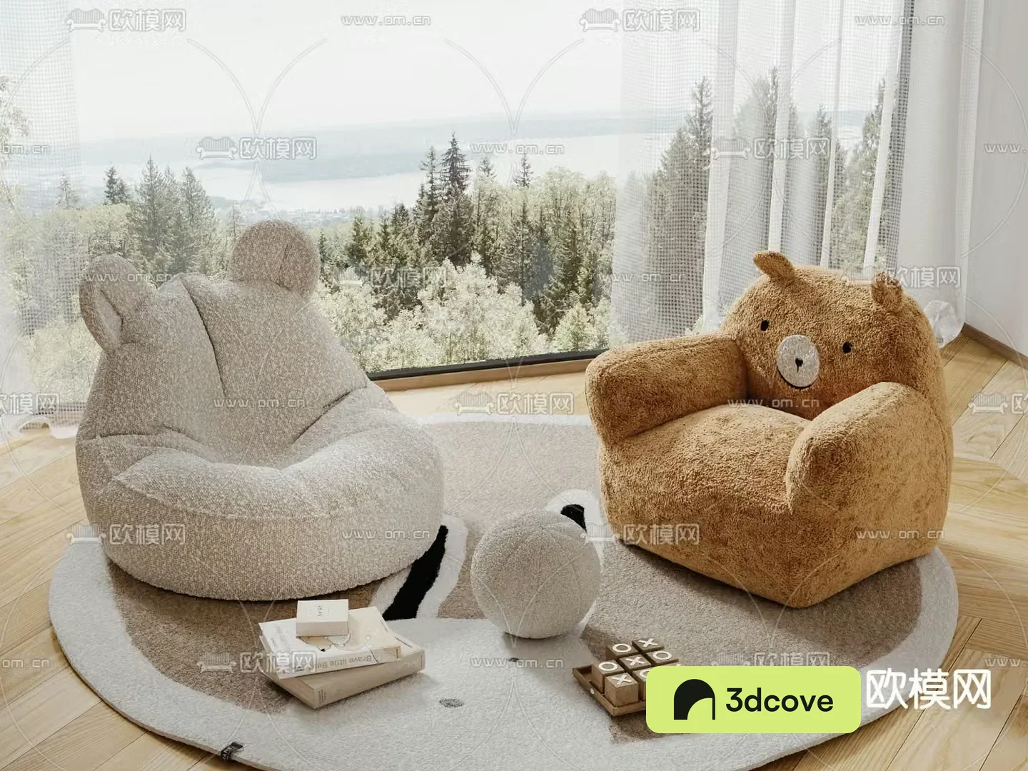 Children’s sofa bear sofa