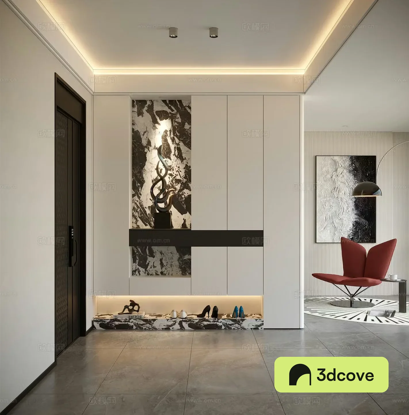 Modern entrance style