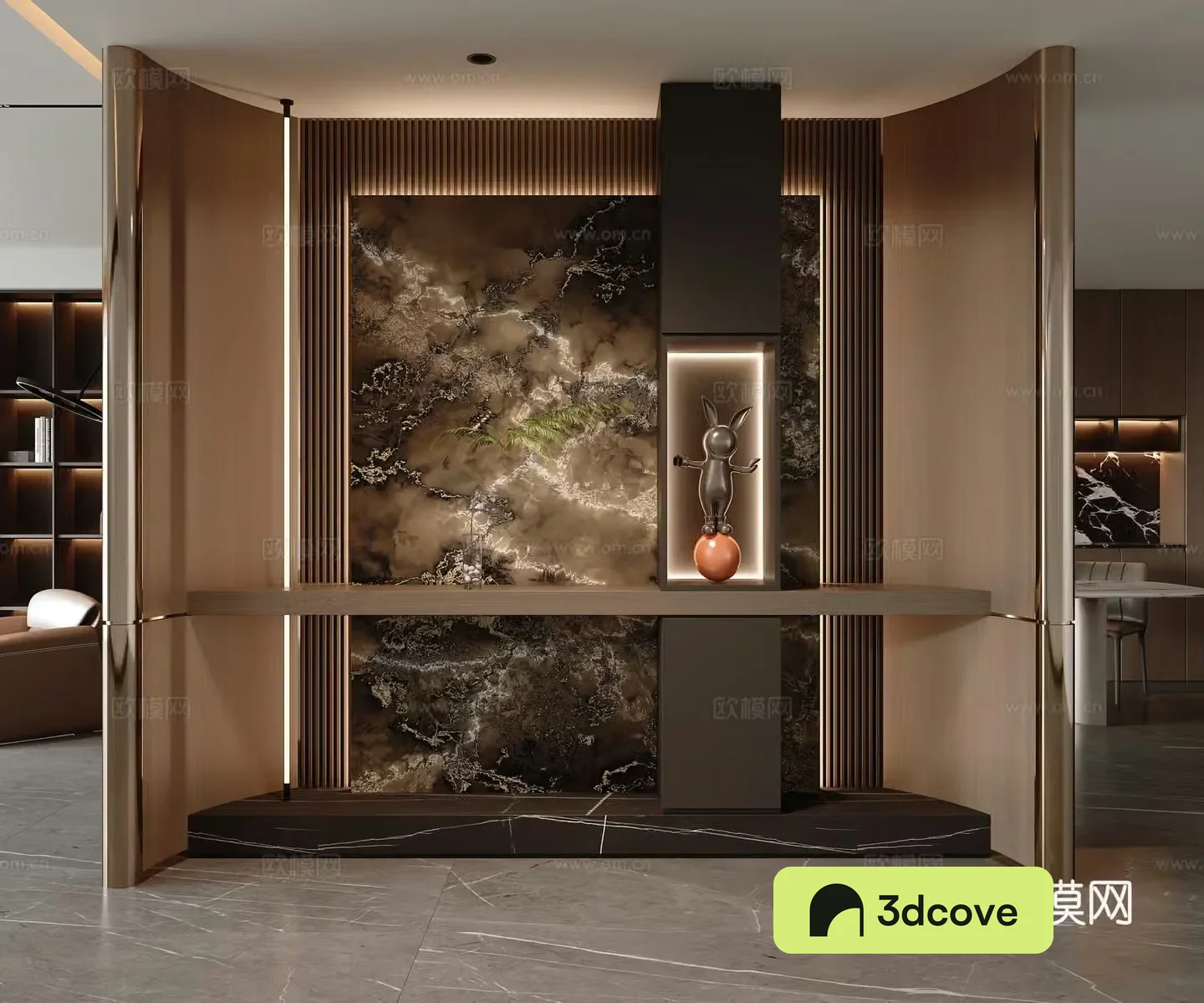 Modern Italian style entrance